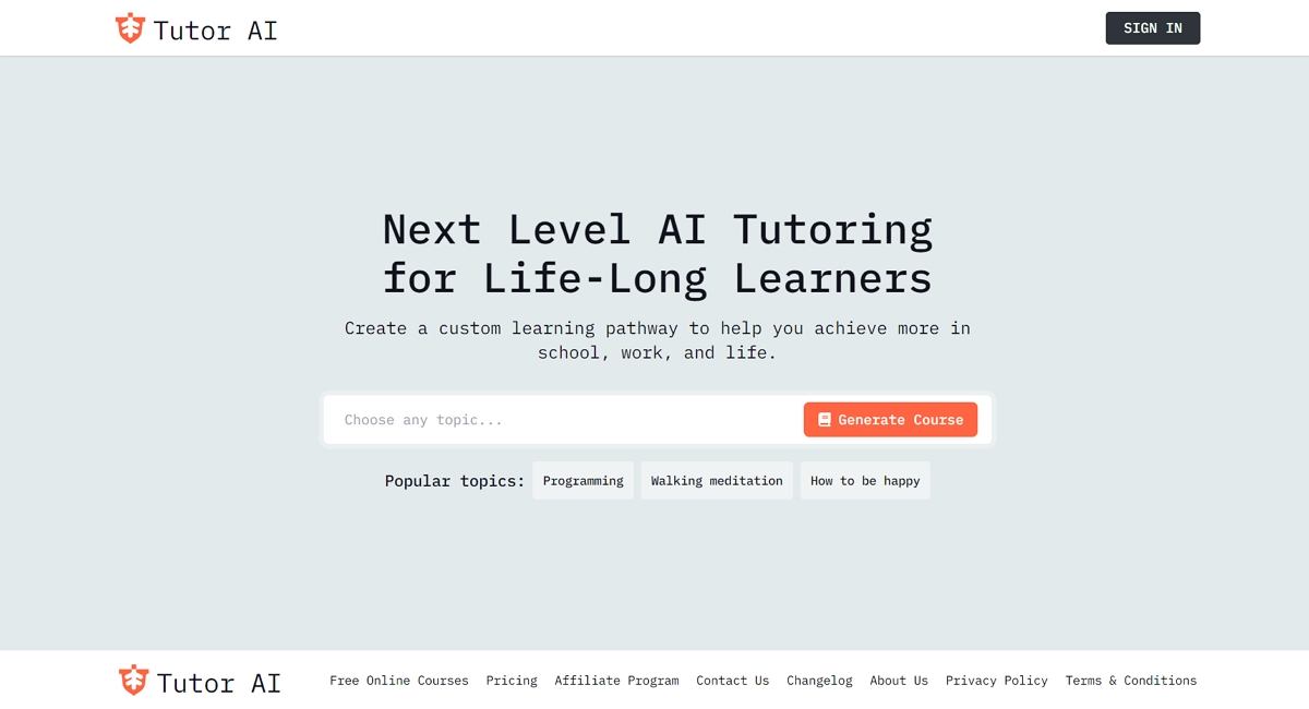 Tutor AI